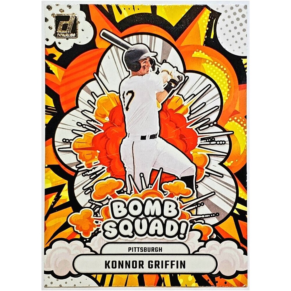 KONNOR GRIFFIN ROOKIE 2025 DONRUSS (PANINI) #3, PIRATES, 1ST ROUND!